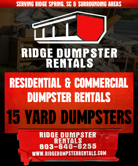 RIDGE DUMPSTER RENTALS, AIKEN COUNTY, SC
