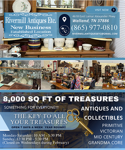 RIVERMILL ANTIQUES ETC, BLOUNT COUNTY, TN