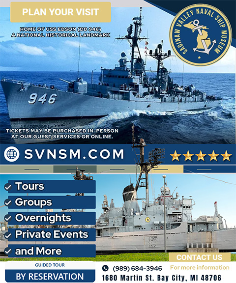 SAGINAW VALLEY NAVAL SHIP MUSEUM, BAY COUNTY, MI
