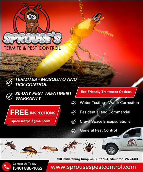 SPROUSE’S TERMITE & PEST CONTROL, AUGUSTA COUNTY, VA