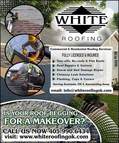 WHITE ROOFING, SEMINOLE COUNTY, OK