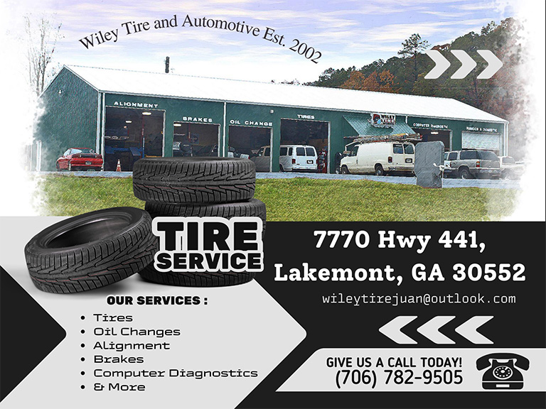 WILEY TIRE & AUTOMOTIVE, RABUN COUNTY, GA