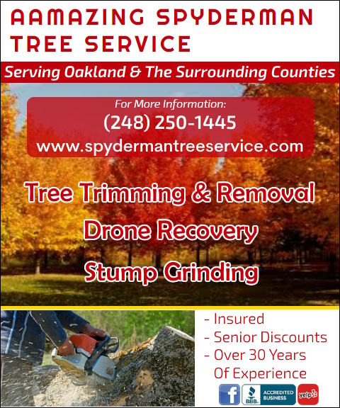 AAMAZING SPYDERMAN TREE SERVICE, OAKLAND COUNTY, MI