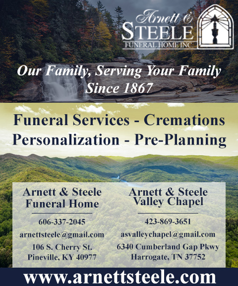 ARNETT & STEELE FUNERAL HOME, BELL COUNTY, KY