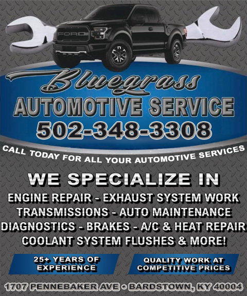 BLUEGRASS AUTOMOTIVE SERVICE, Nelson County, KY