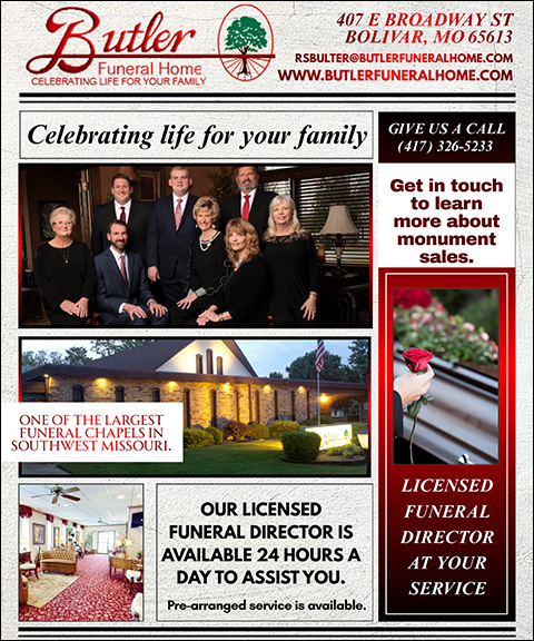 BUTLER FUNERAL HOME, POLK COUNTY, MO