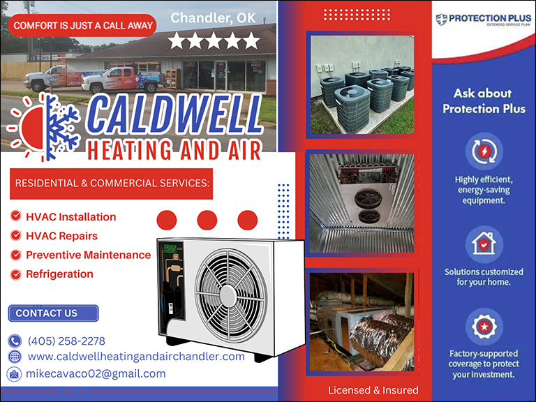CALDWELL HEATING & AIR, Lincoln County, OK