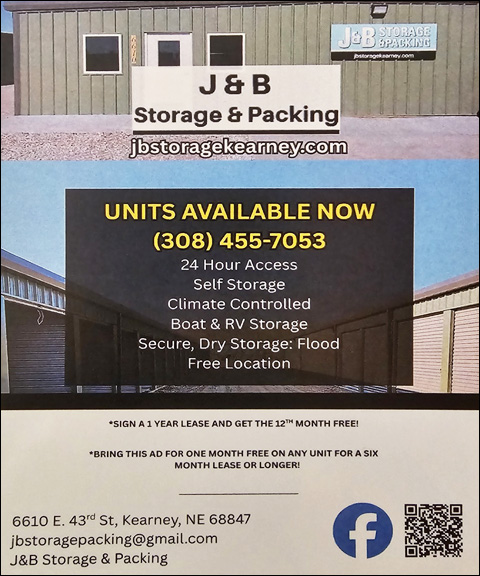 J & B STORAGE & PACKING, BUFFALO COUNTY, NE