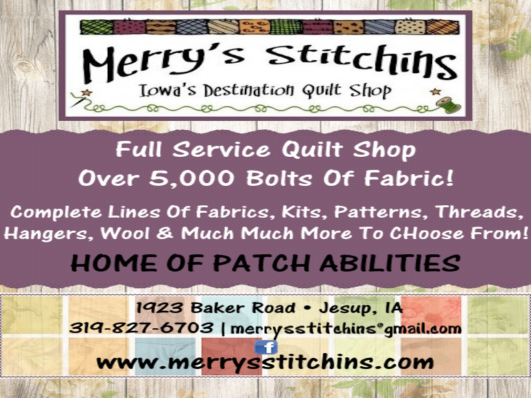 MERRY’S STITCHINS, BLACK HAWK COUNTY, IA