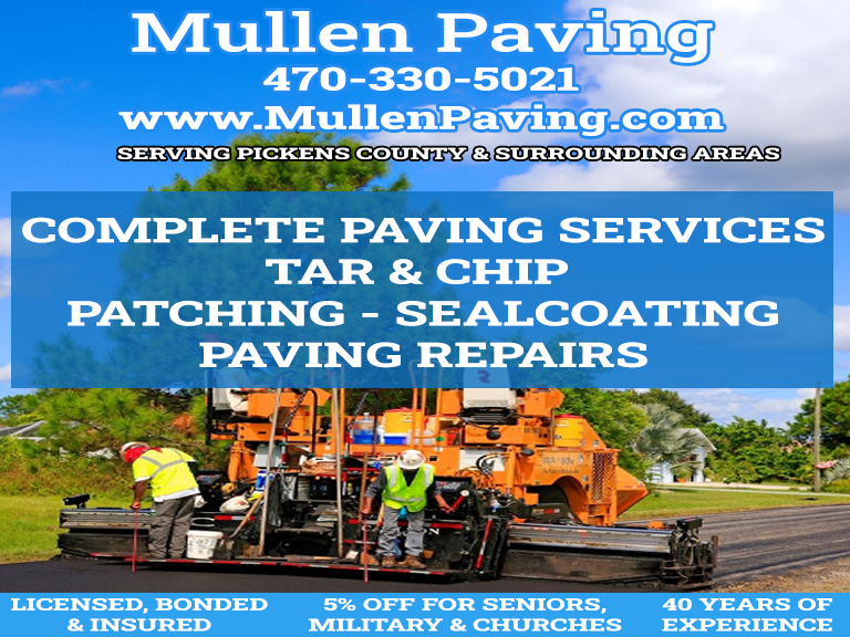 MULLEN PAVING, PICKENS COUNTY, GA
