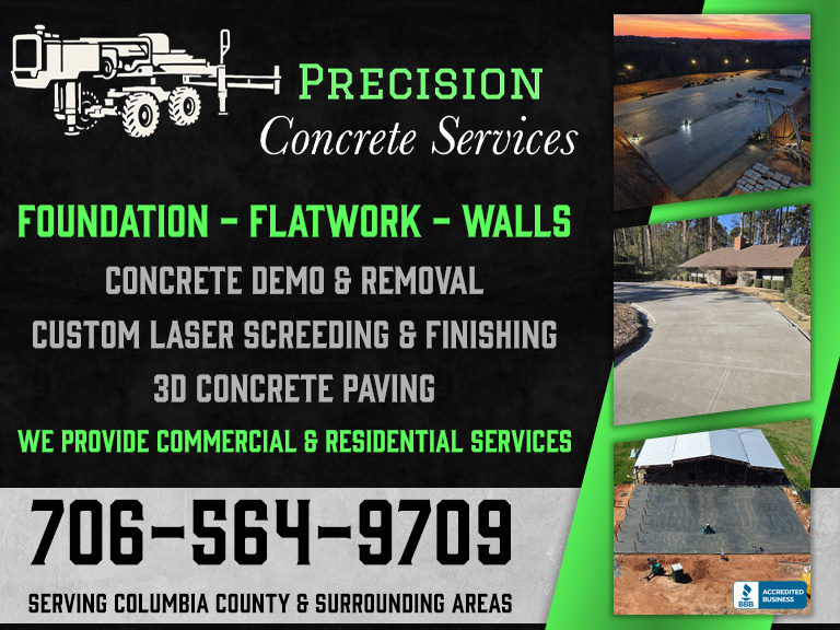 PRECISION CONCRETE SERVICES, Columbia County, GA