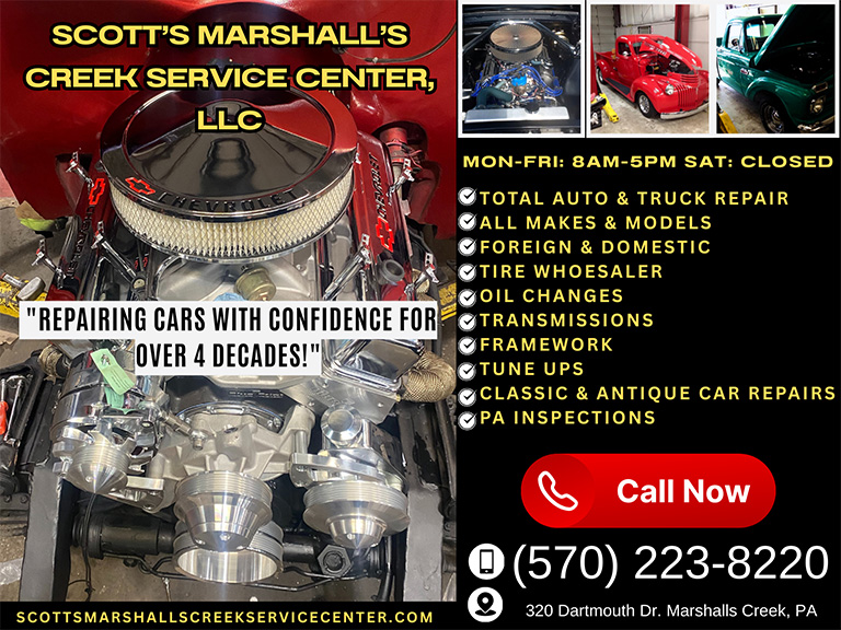 SCOTT’S MARSHALLS CREEK SERVICE CENTER, MONROE COUNTY, PA