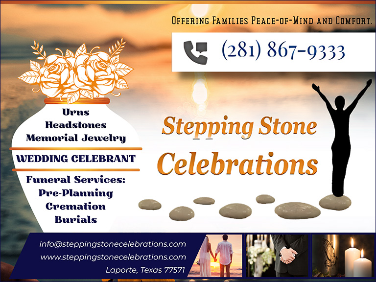 STEPPING STONE CELEBRATIONS, HARRIS COUNTY, TX
