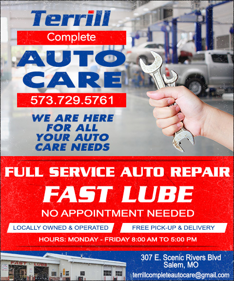 Terrill Complete Auto Care, Dent County, MO