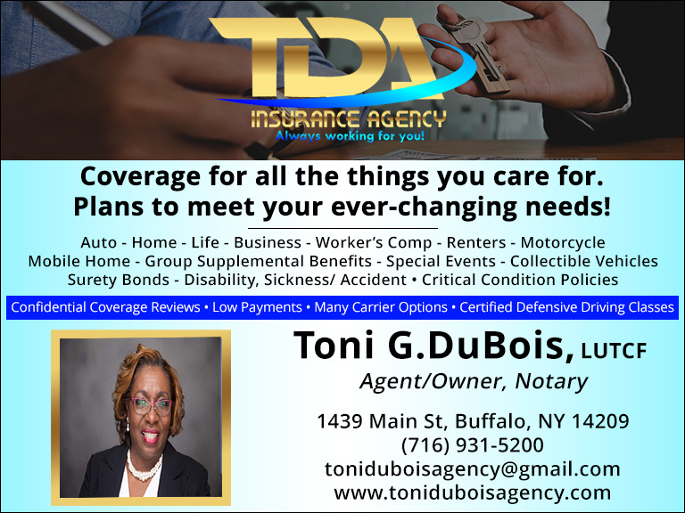 TONI DUBOIS TDA INSURANCE AGENCY, ERIE COUNTY, NY