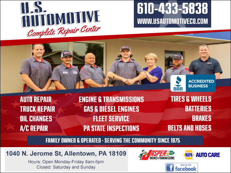 US AUTOMOTIVE, LEHIGH COUNTY, PA