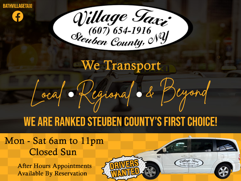 WHEELER TRANSPORT VILLAGE TAXI, STEUBEN COUNTY, NY