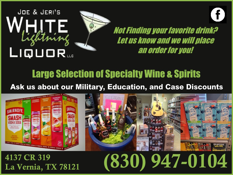 WHITE LIGHTNING LIQUOR, WILSON COUNTY, TX