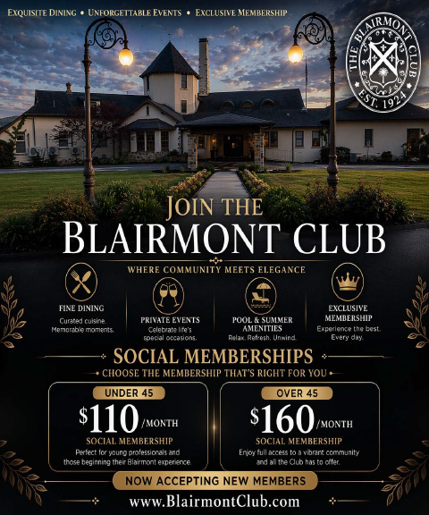 BLAIRMONT CLUB, BLAIR COUNTY, PA