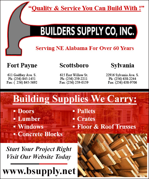 BUILDERS SUPPLY CO, DEKALB COUNTY, AL
