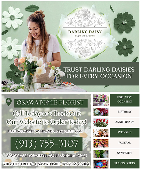 DARLING DAISY FLOWERS & GIFTS, Miami County, KS