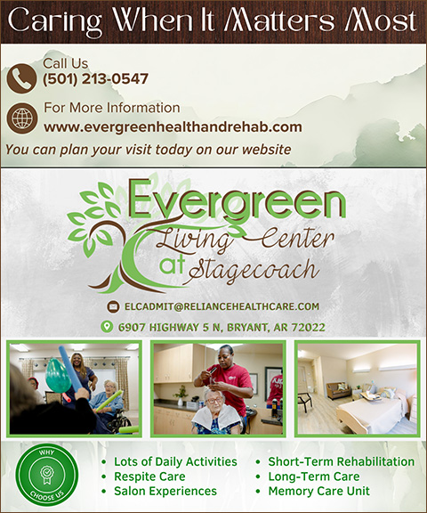 EVERGREEN LIVING CENTER AT STAGECOACH, SALINE COUNTY, AR