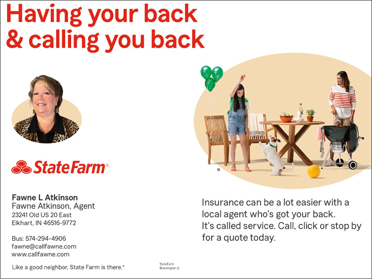 FAWNE L. ATKINSON STATE FARM INSURANCE, ELKHART COUNTY, IN