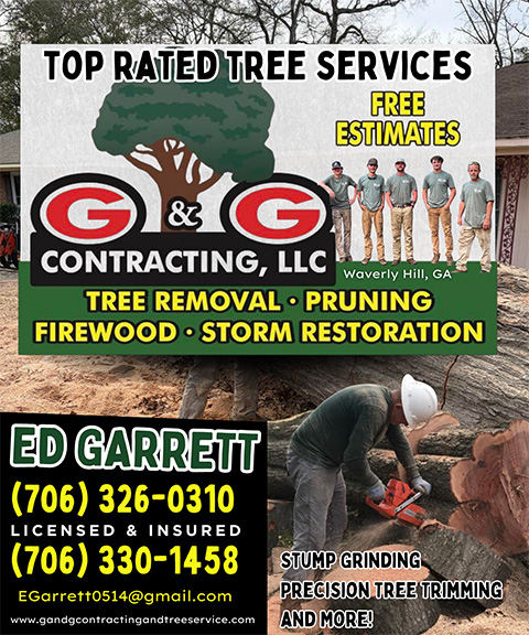 G & G CONTRACTING & TREE SERVICES, HARRIS COUNTY, GA