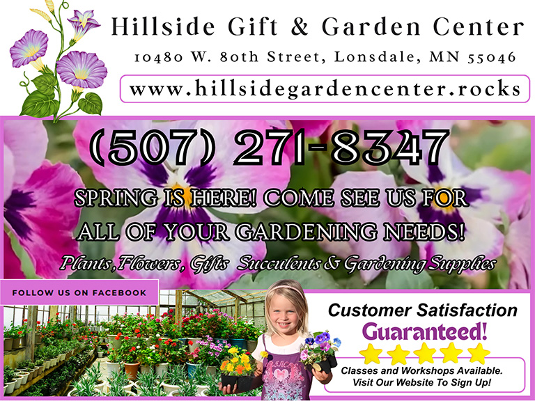HILLSIDE GIFT & GARDEN CENTER, Rice County, MN