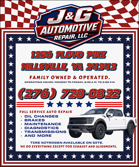 J & G AUTOMOTIVE REPAIR, CARROLL COUNTY, VA