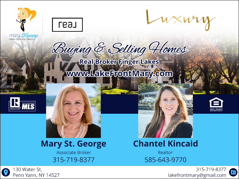 MART ST. GEORGE, REAL BROKER, STEUBEN COUNTY, NY
