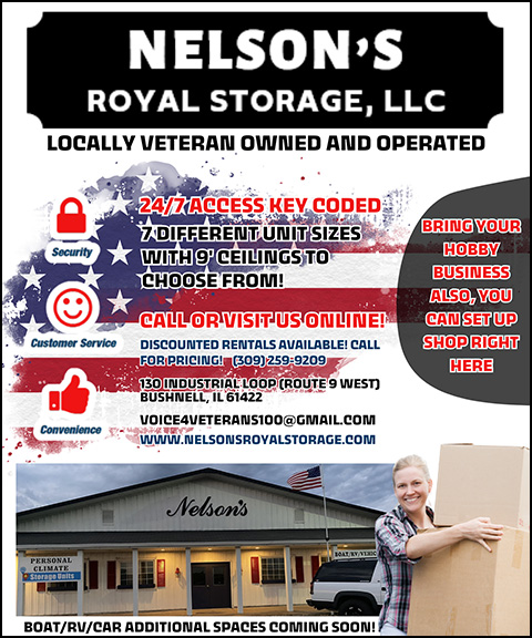 NELSON’S ROYAL STORAGE, MCDONOUGH COUNTY, IL