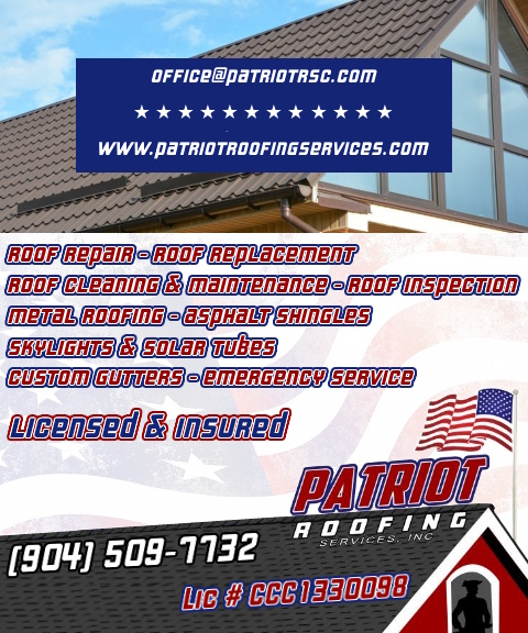 patriotroofing PATRIOT ROOFING SERVICES INC, Duval County, FL