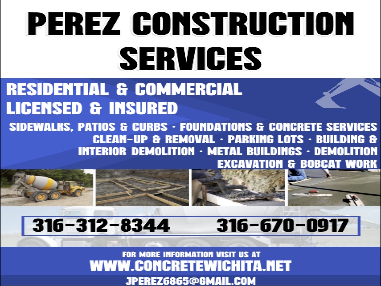 PEREZ CONSTRUCTION SERVICES, Sedgwick County, KS