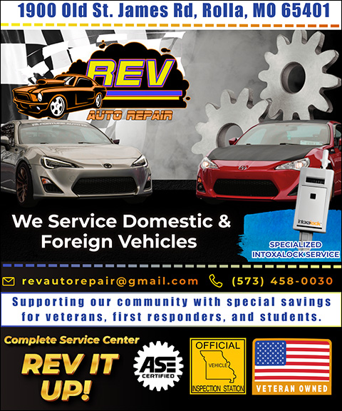 REV AUTOMOTIVE REPAIR, PHELPS COUNTY, MO
