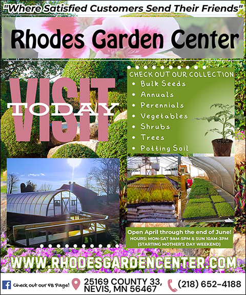 RHODES GARDEN CENTER, HUBBARD COUNTY, MN