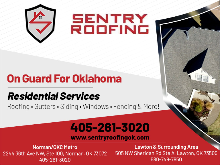 SENTRY ROOFING, CLEVELAND COUNTY, OK