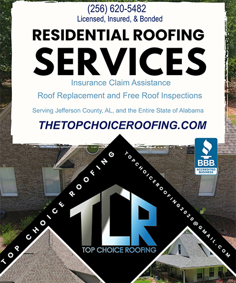 TOP CHOICE ROOFING, JEFFERSON COUNTY, AL