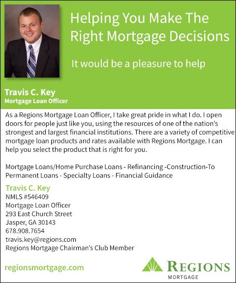 TRAVIS KEY REGIONS MORTGAGE, PICKENS COUNTY, GA