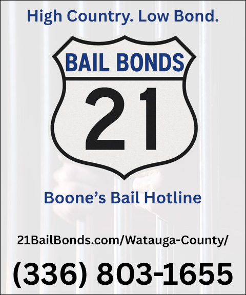 21 BAIL BONDS, WATAUGA COUNTY, NC