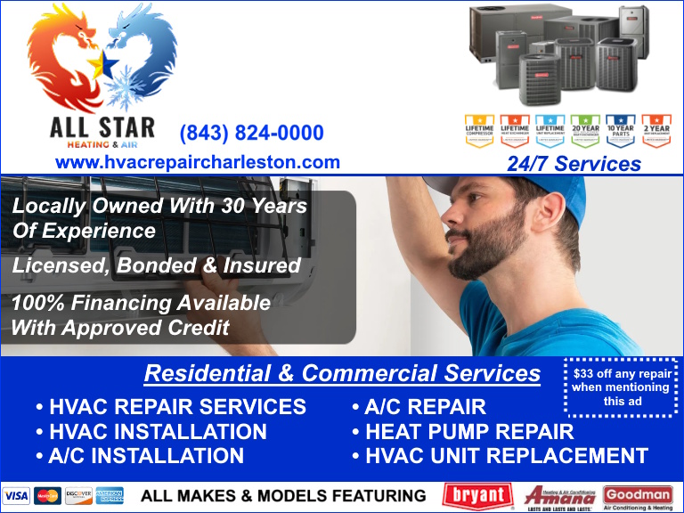 ALL STAR HEATING & AIR, DORCHESTER COUNTY, SC