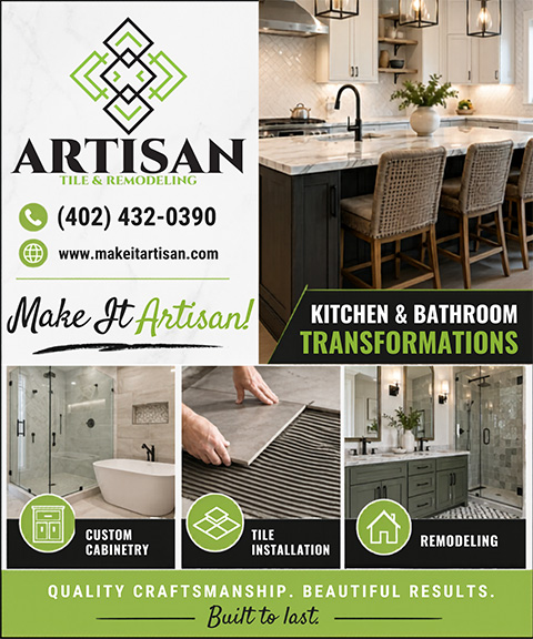 Artisan Tile and Remodeling, Lancaster COUNTY, NE
