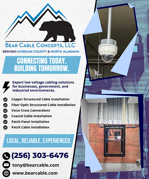 BEAR CABLE CONCEPTS, MORGAN COUNTY, AL