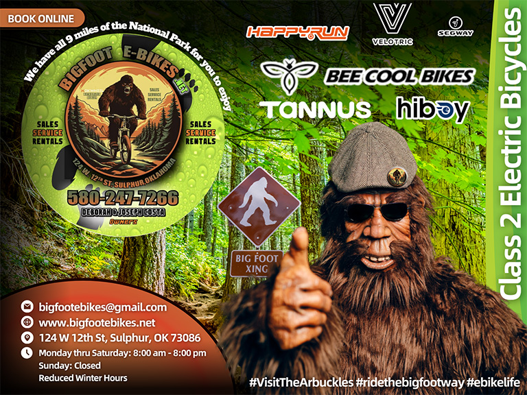 BIGFOOT E-BIKES, MURRAY COUNTY, OK