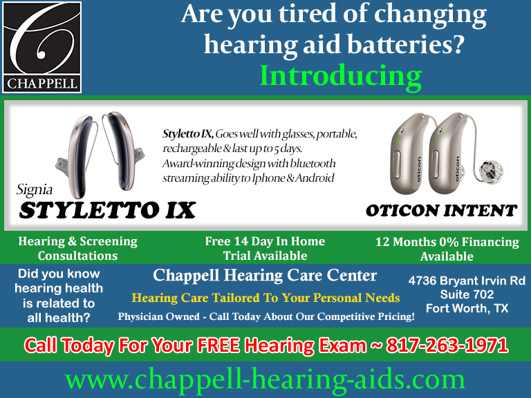 CHAPPELL HEARING CARE CENTERS, TARRANT COUNTY, TX