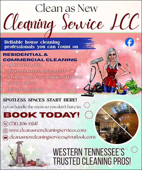 CLEAN AS NEW CLEANING SERVICE LLC, HARDIN COUNTY, TN