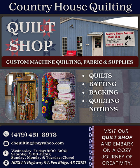 Country House Quilting, Benton County, AR