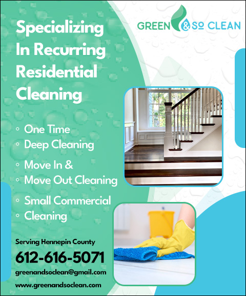 GREEN AND SO CLEAN, HENNEPIN COUNTY, MN