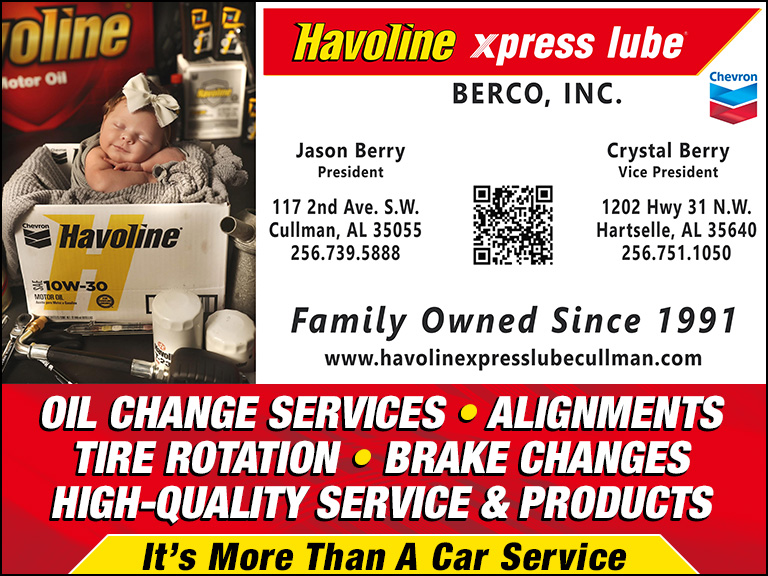 HAVOLINE XPRESS LUBE, Cullman County, AL