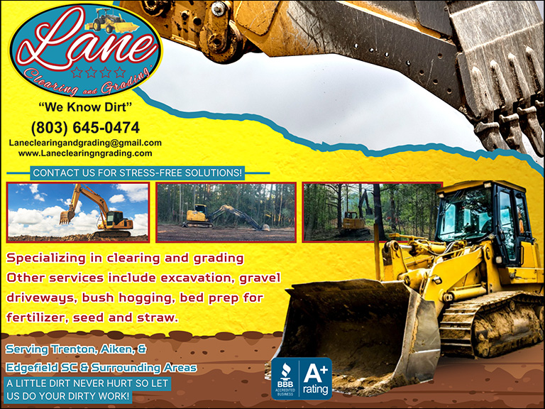 Lane Clearing and Grading, Aiken County, SC